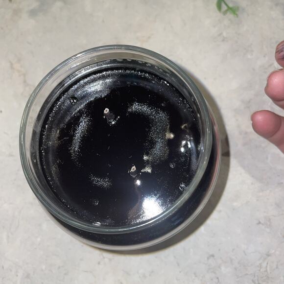 Village Candle Black Bamboo Med Glass Apothecary Jar Scented Candle, 14oz USA - Picture 4 of 4